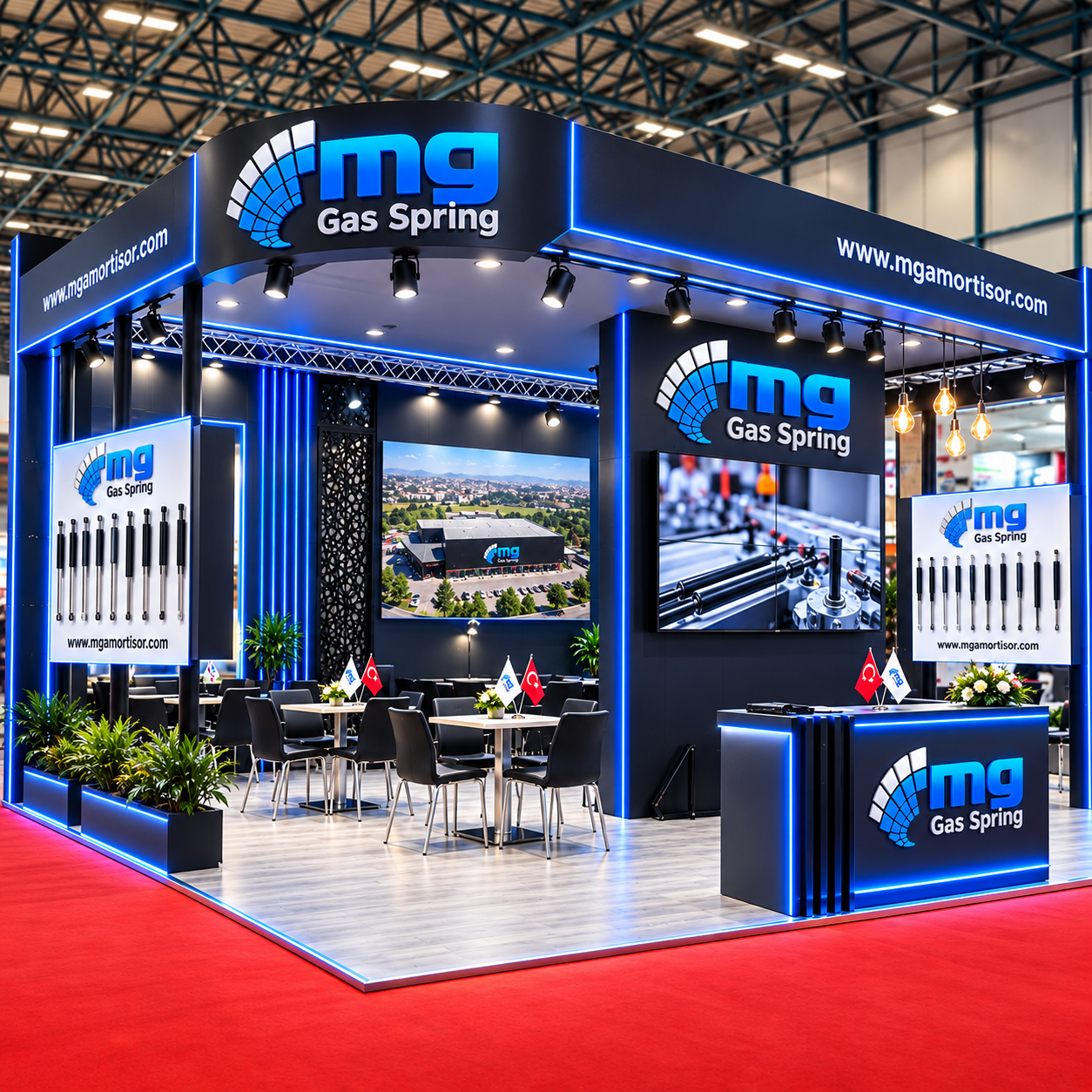 MG Gas Spring fuar standı