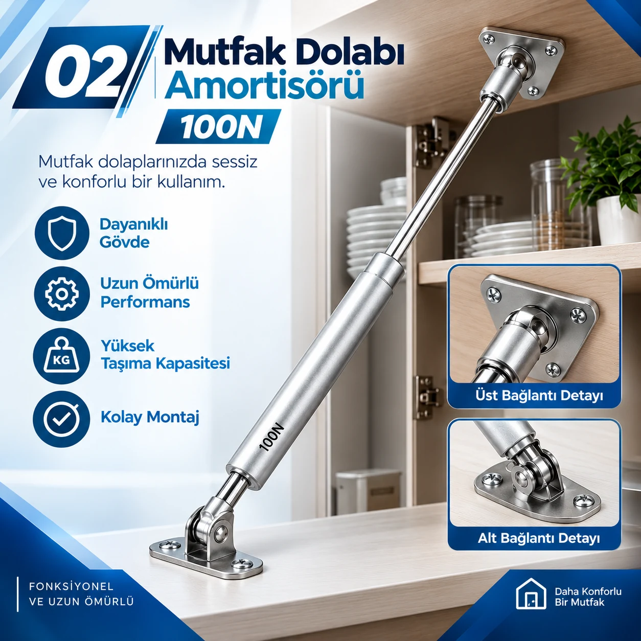 Mutfak amortisörü